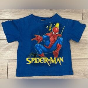 Vintage 2010 Spiderman Marvel Tag Size 3T Short Sleeve 100 Cotton